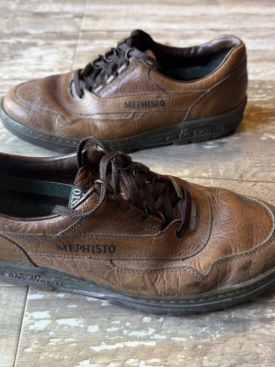 MEPHISTO Match Run-Off Brown Walking Comfort Air-Jet Shoes 